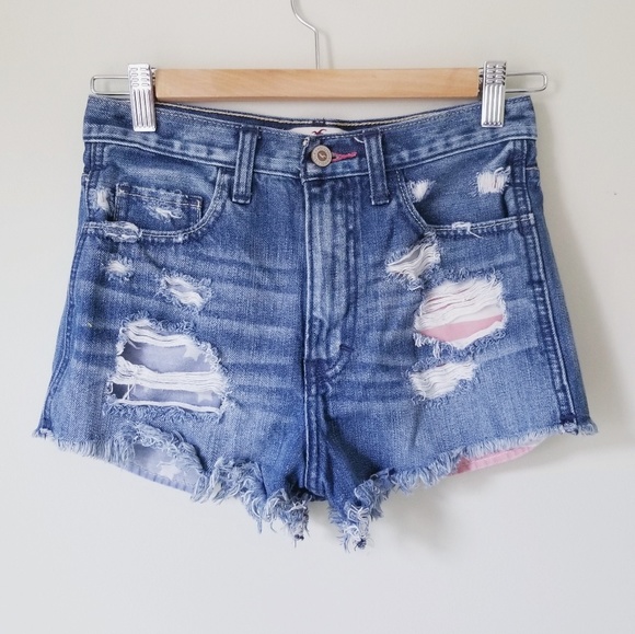 Hollister Pants - Hollister High Waisted Daily Dukes Mini Cutoffs